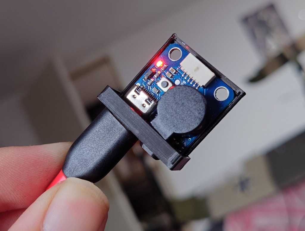 Soporte para placa USB Matek con zumbador grande