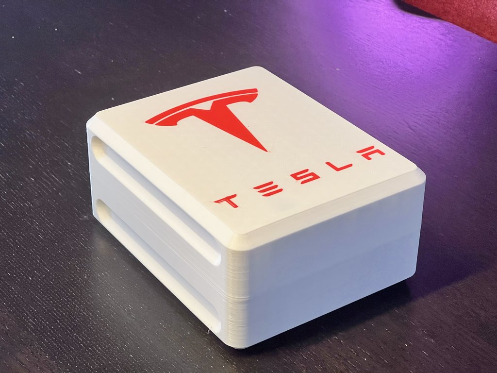 Caja de almacenamiento para adaptadores de cargador Tesla CCS Combo 1 y J-1772