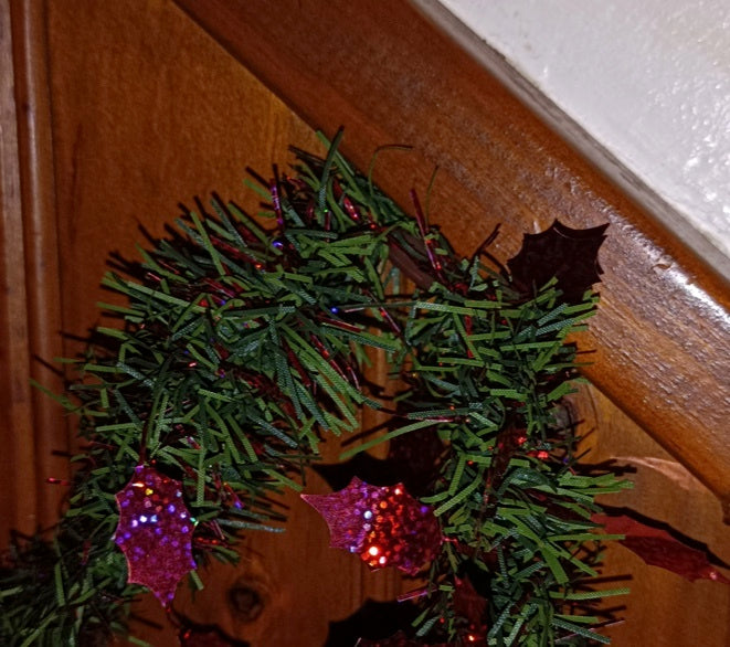 Ganchos de panel para colgar guirnaldas navideñas (oropel)