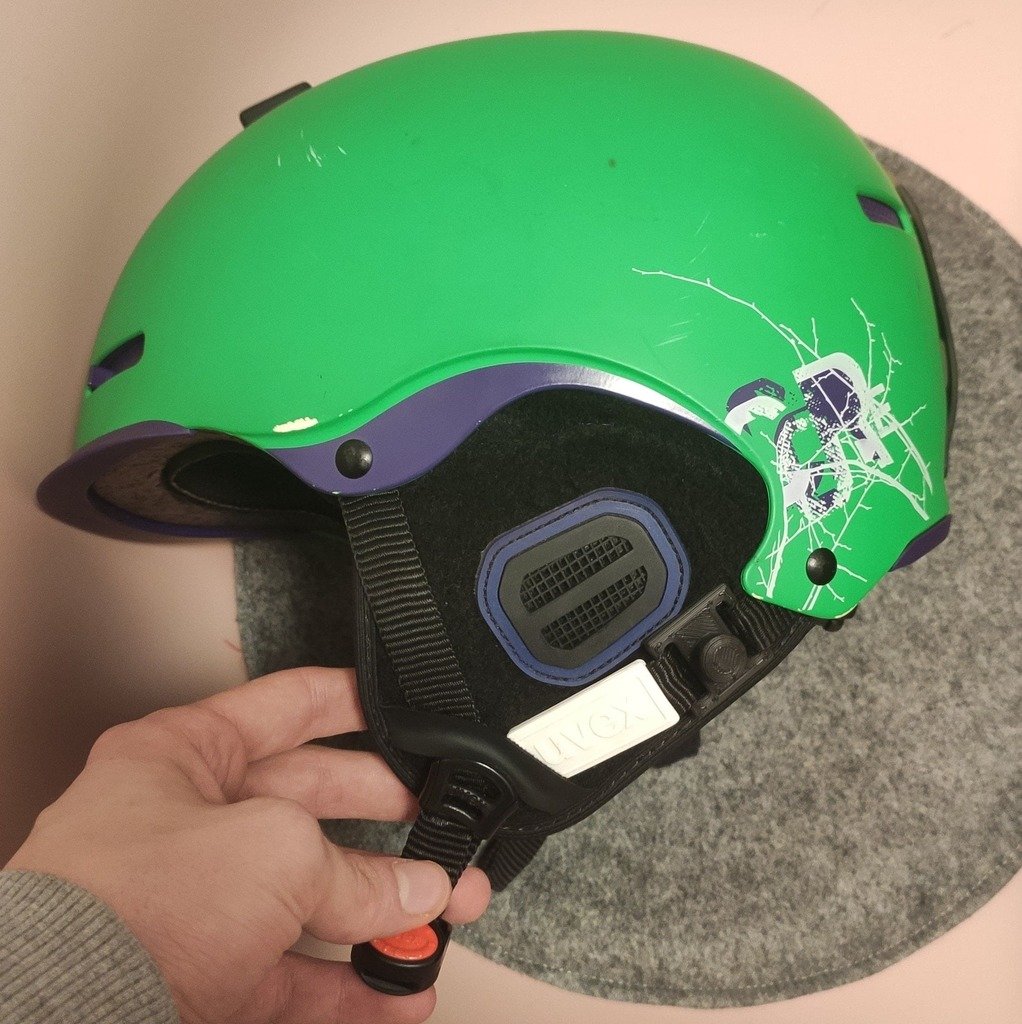 Portamascarillas para casco de esquí sin soporte