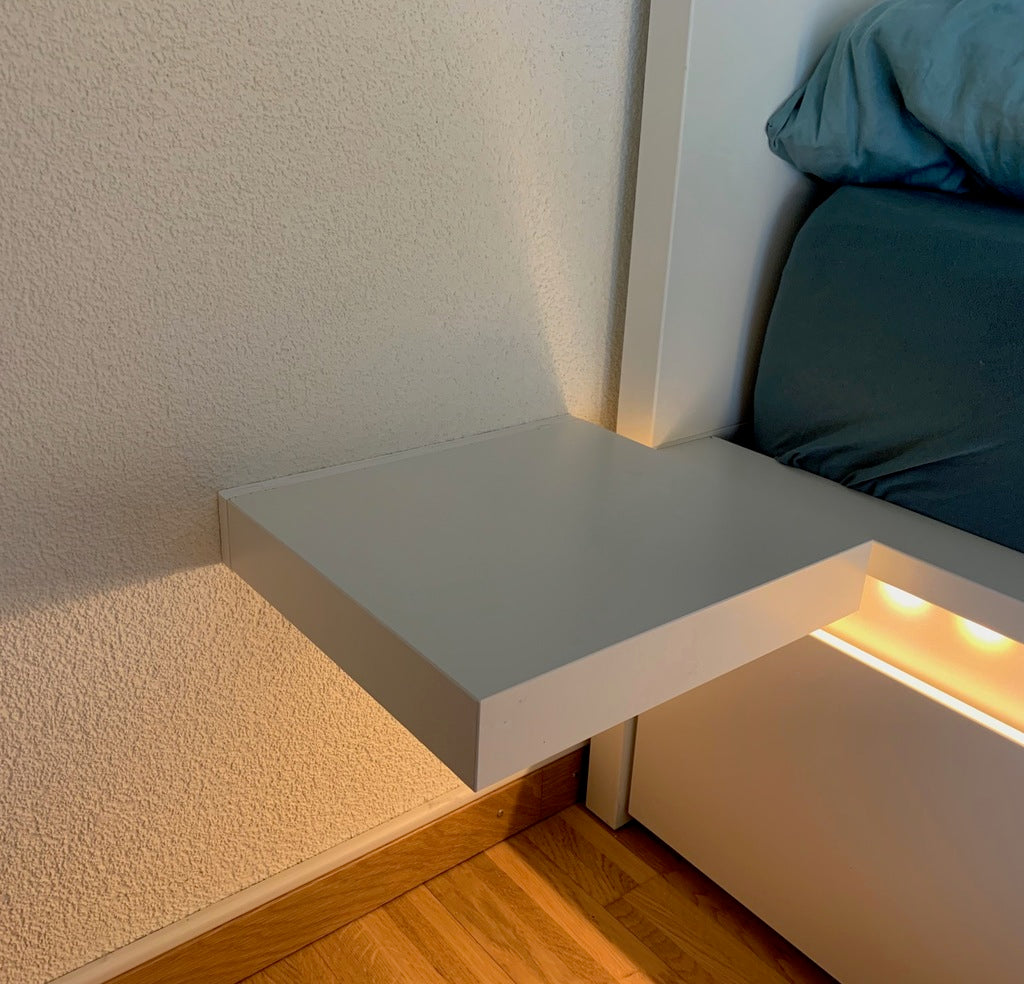 Montaje en pared mejorado para el estante IKEA Lack