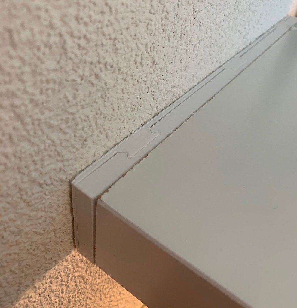 Montaje en pared mejorado para el estante IKEA Lack