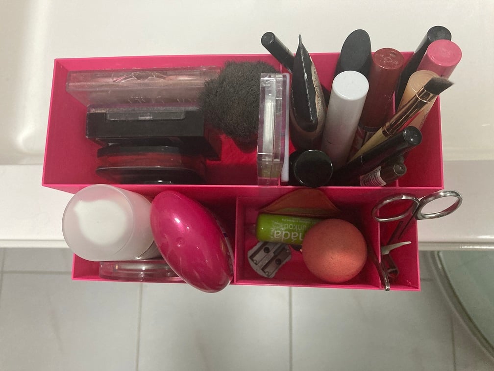 Caja organizadora de maquillaje - Caja de almacenamiento de maquillaje