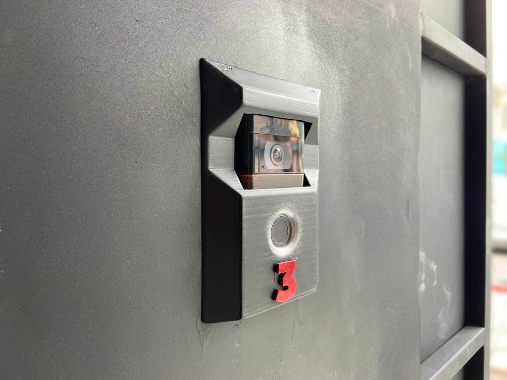 Estuche Ring Doorbell 2 montado en aluminio para paredes delgadas
