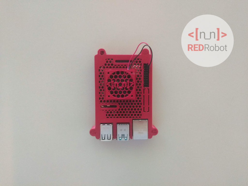 REDRobot Caja delgada con refrigerador para Raspberry Pi 4