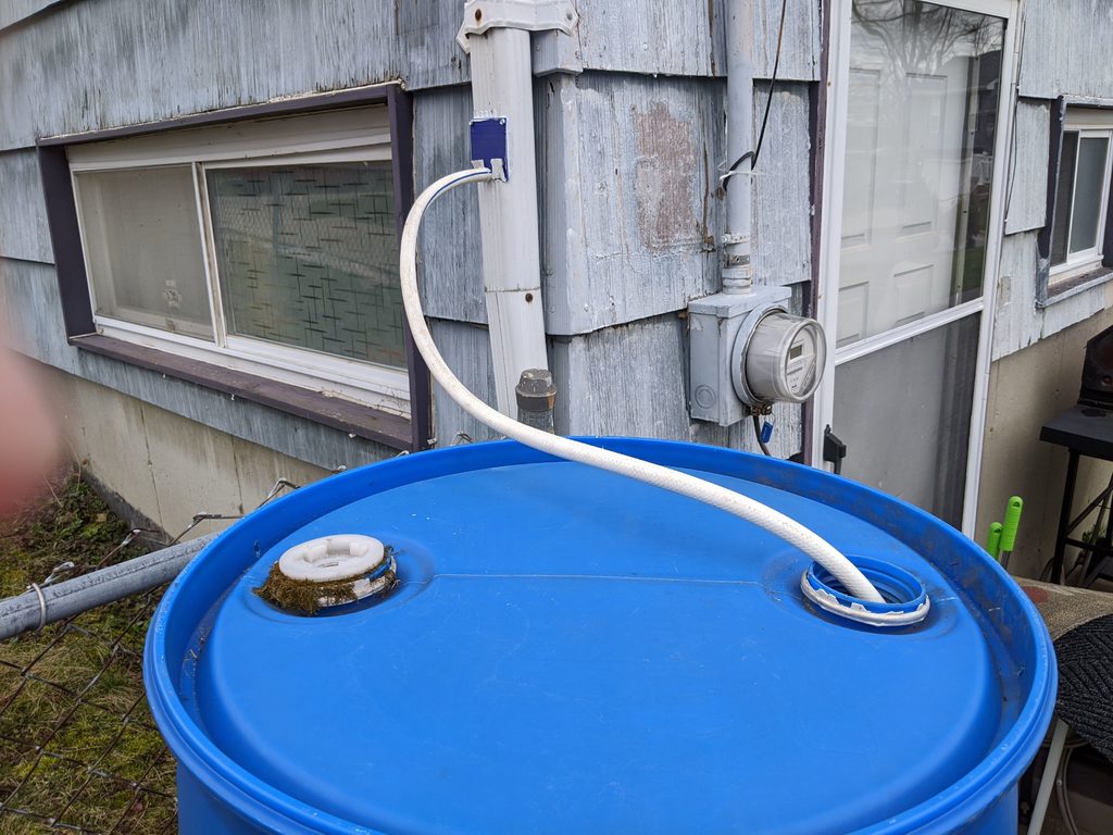 Contenedor de agua de lluvia Desviador de agua