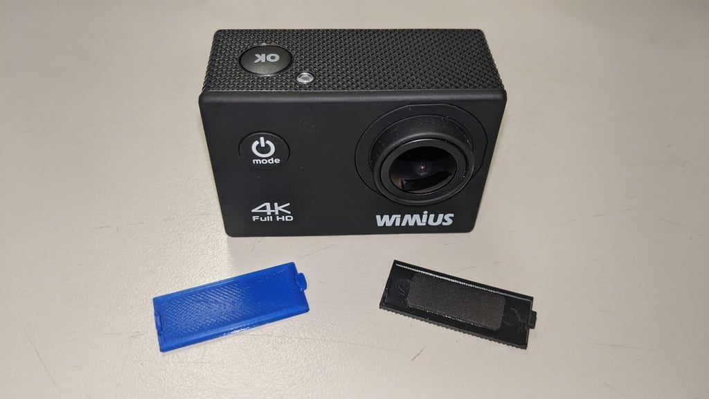 Reemplazo de la tapa de la batería de la cámara de acción Wimius 4K