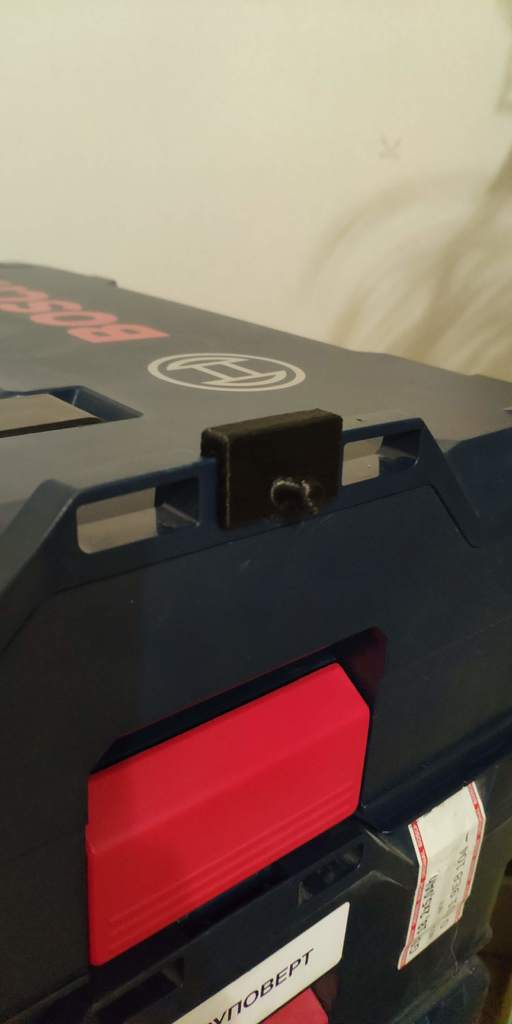 Clip de montaje lateral para caja de herramientas Bosch L-Boxx