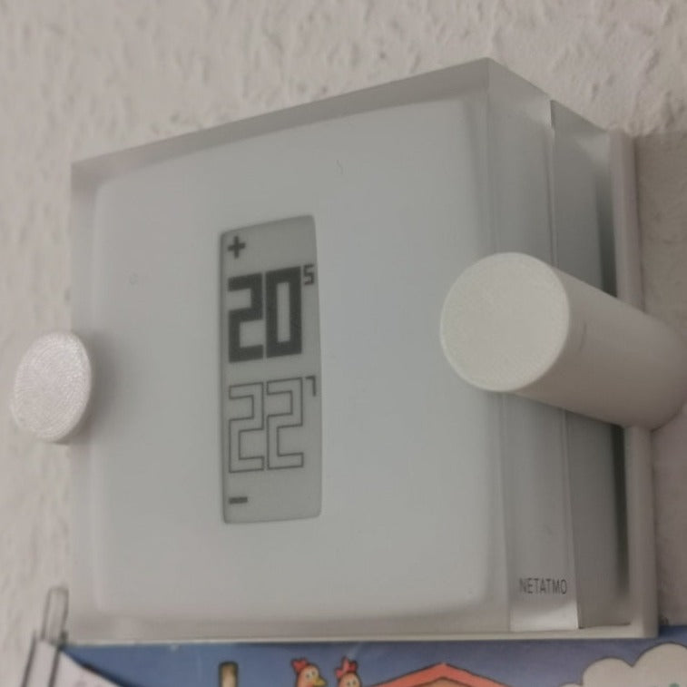 Soporte de pared para termostato netatmo