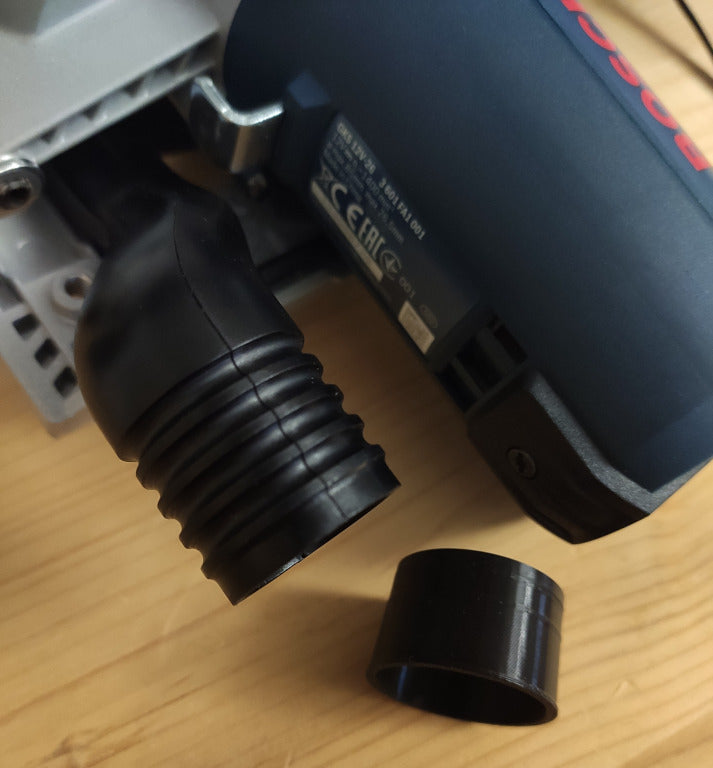 Adaptador de extracción de polvo Bosch GKS 12V para tubo de aspiradora de 35mm