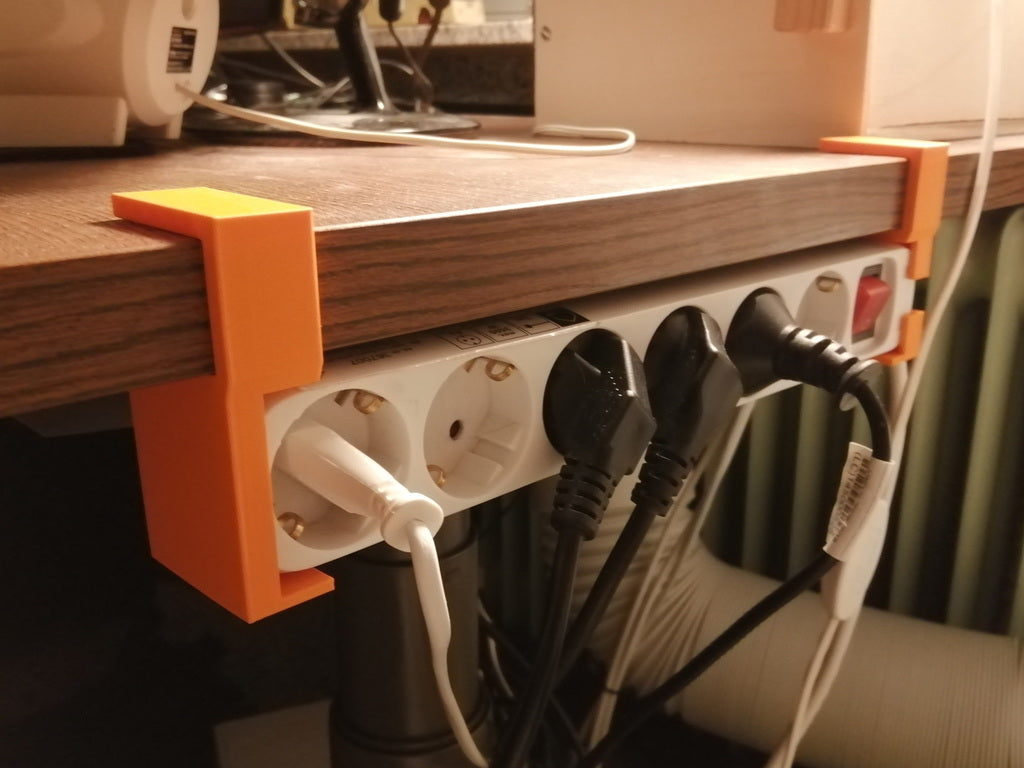 Soporte de escritorio para cable de extensión adecuado para IKEA Idasen