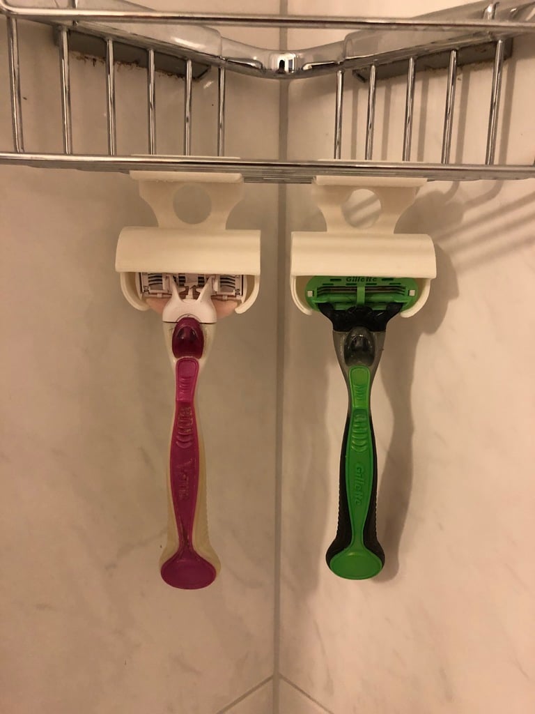 Soporte de maquinilla de afeitar Gillette para carrito de ducha