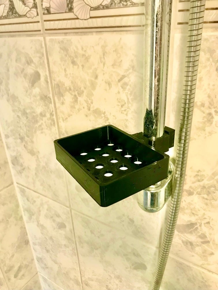 Mostrador de ducha para barras de ducha alemanas estándar con 25 mm de diámetro