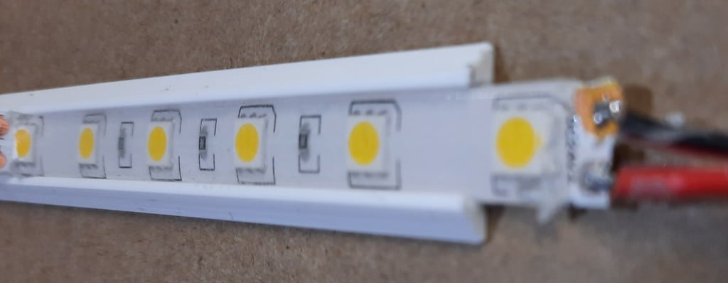 Soporte Tira LED 10mm para Caja IKEA LACK