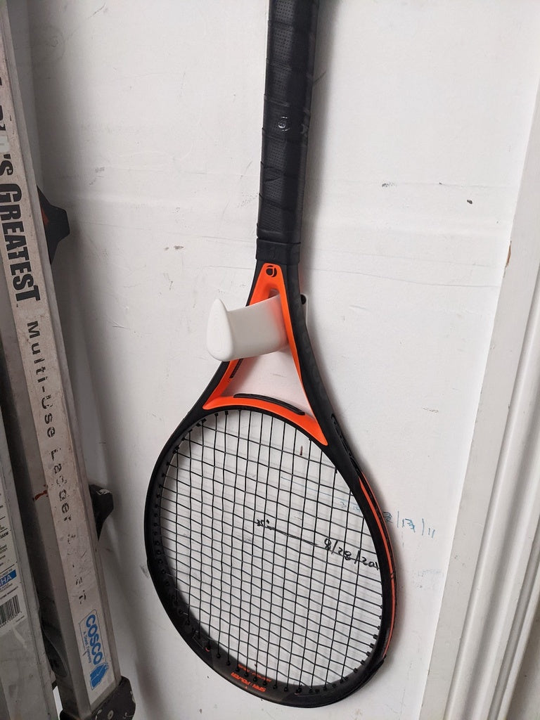 Porta raquetas de tenis de pared