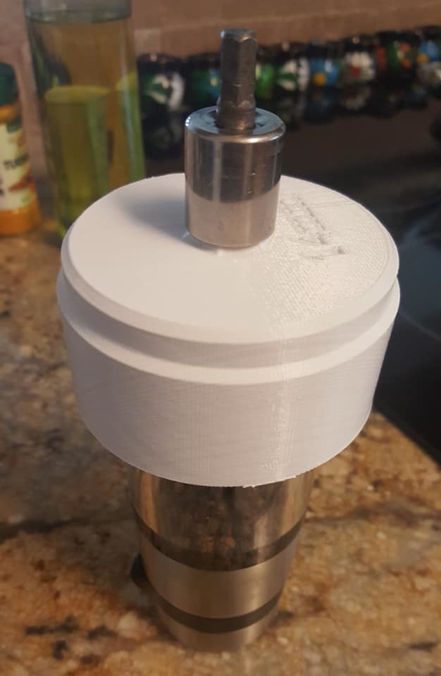 Adaptador de taladro Pepper Mill para vaso de 14 mm