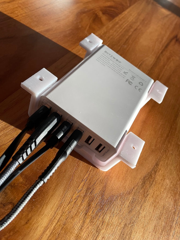 Unidad de carga USB BlitzWolf para montar debajo del escritorio