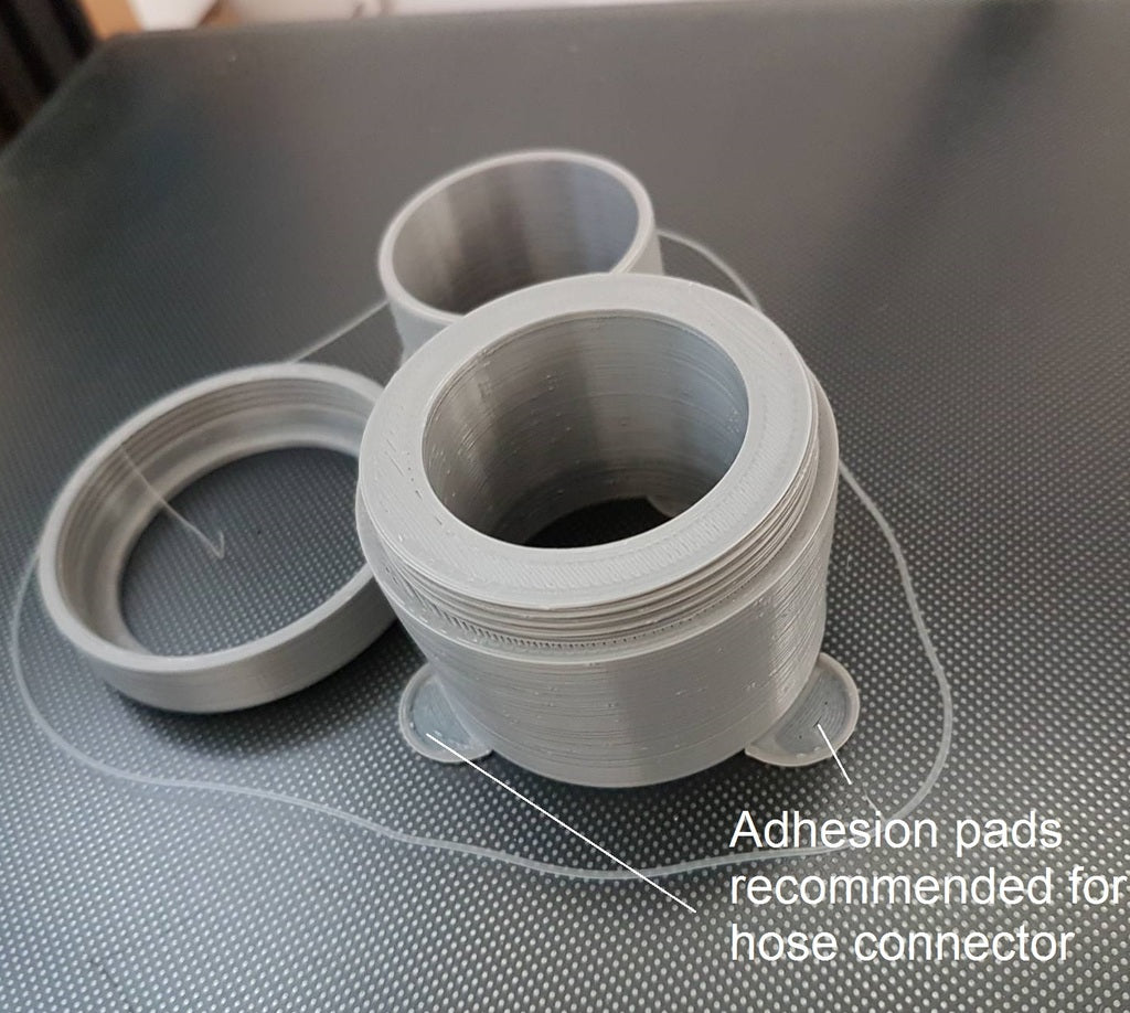 Conector de manguera de aspiradora giratorio para mangueras de 35 mm y 40 mm