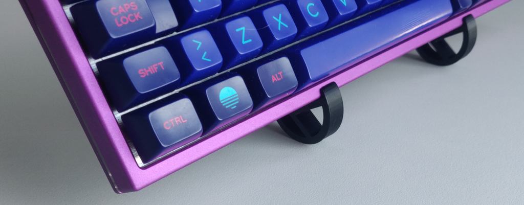 Soporte de teclado sin tornillos para pantalla
