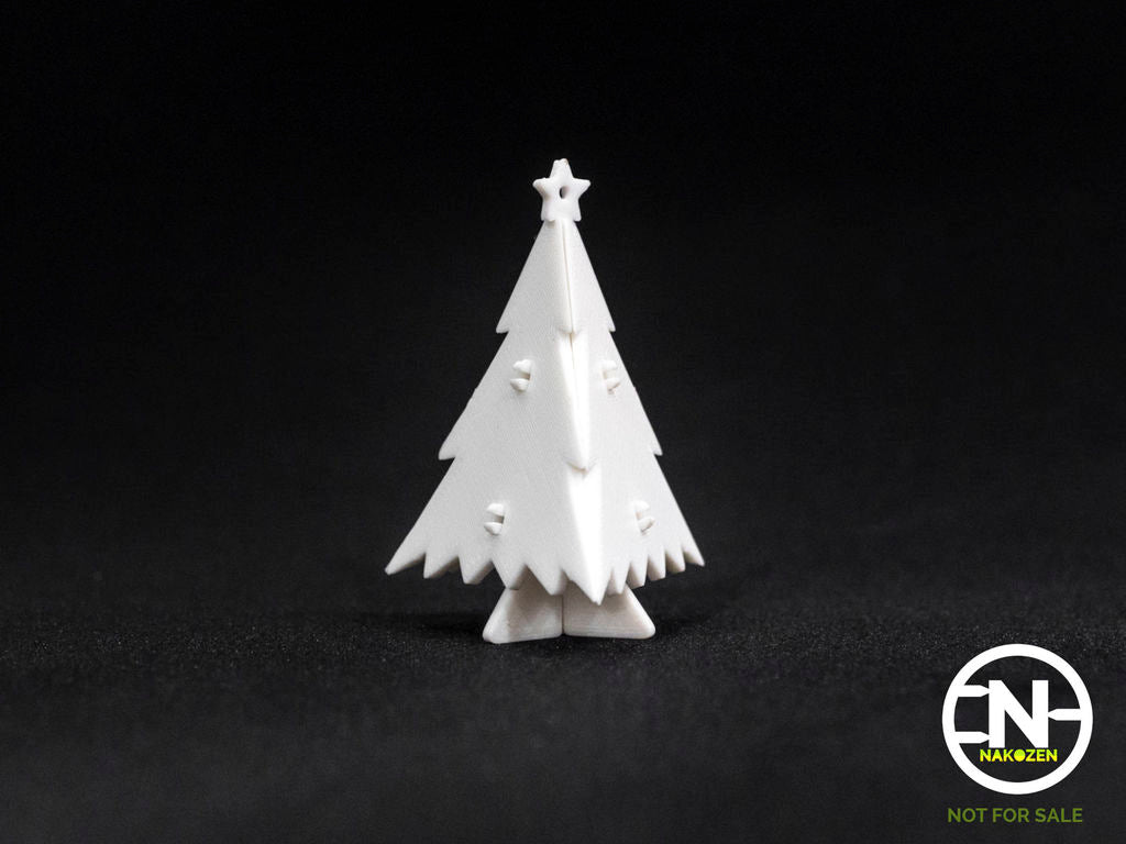 Kit de árbol de Navidad en miniatura corto para colgar