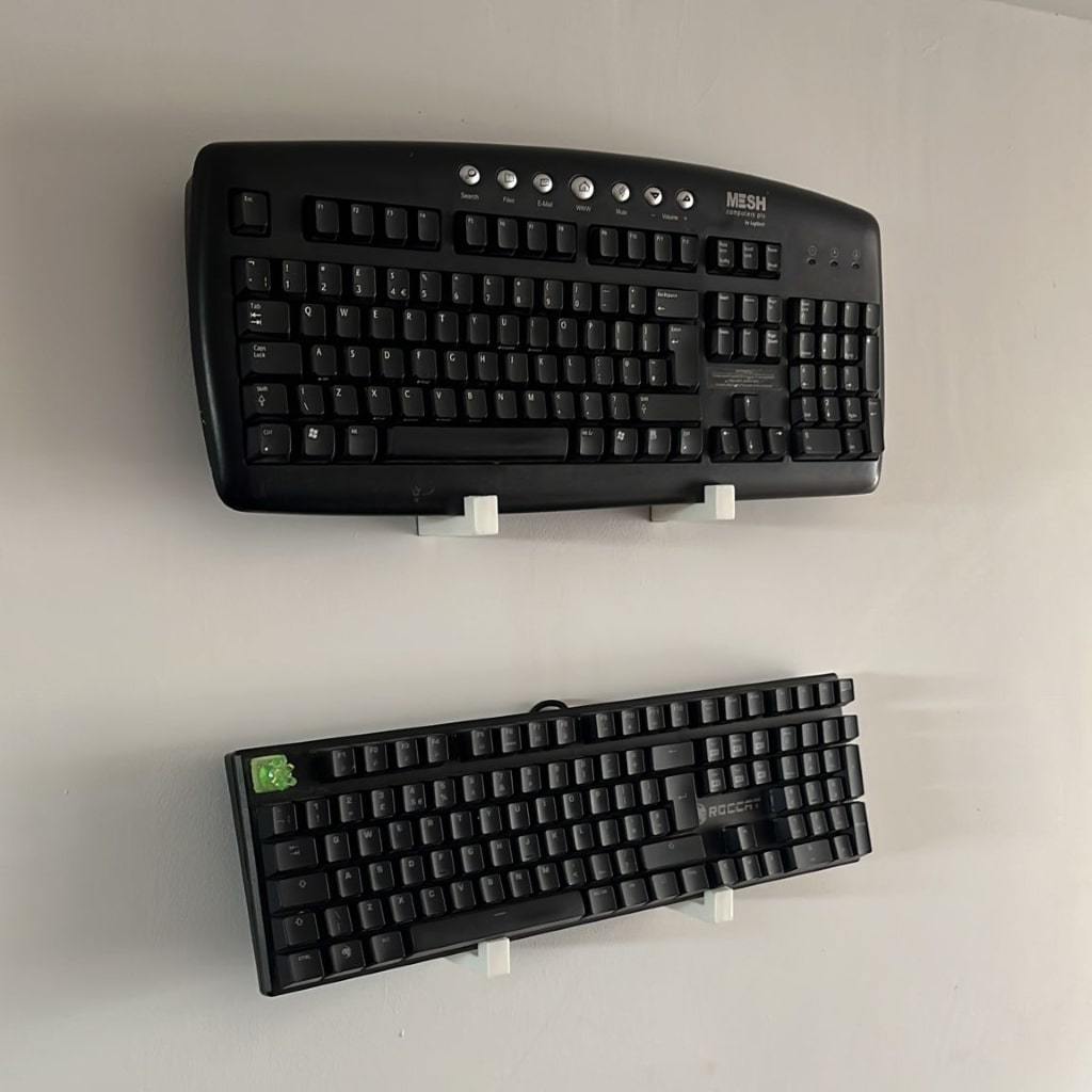 Montaje en pared para teclado