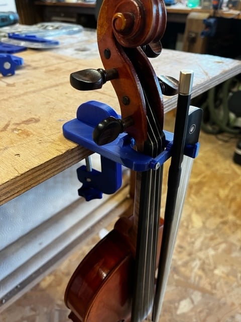Soporte para mesa para violín