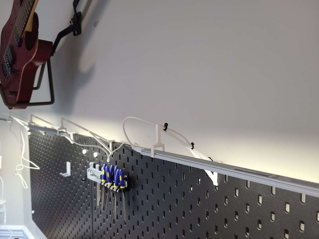 Clip de luz para tablero IKEA SKÅDIS para luz LED debajo del gabinete ASOKO