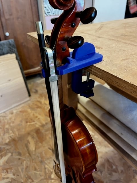 Soporte para mesa para violín