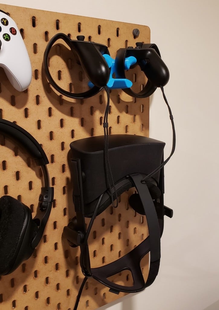 Soporte de pared Oculus Touch para IKEA Skadis