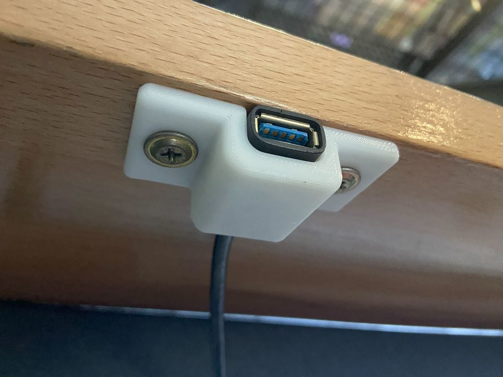 Soporte de puerto USB debajo del escritorio para accesorios de oficina