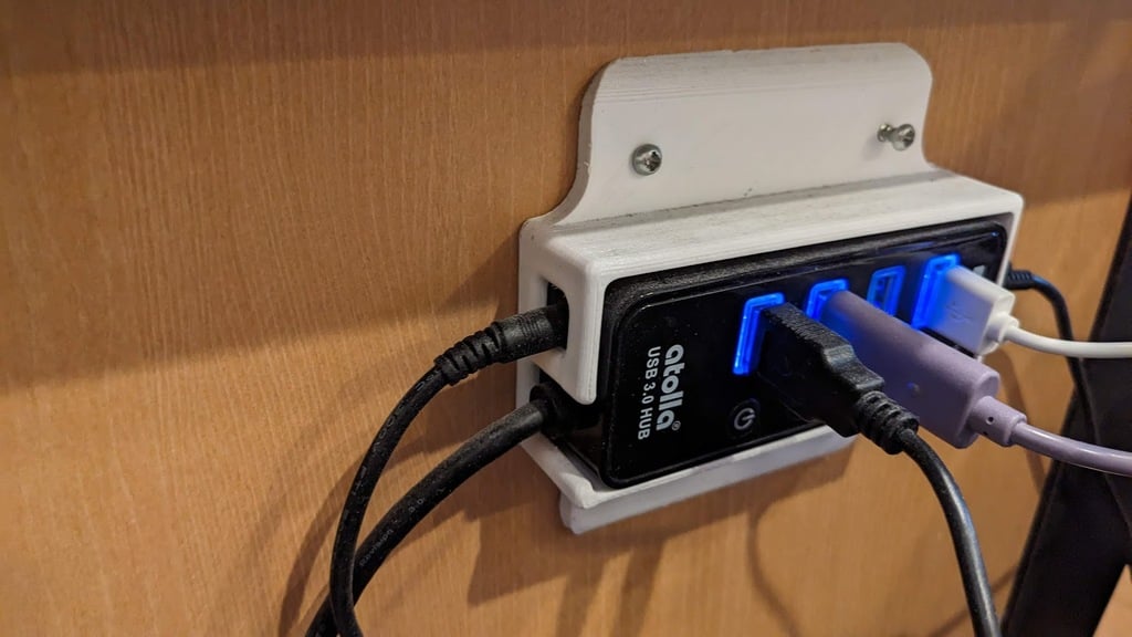 Soporte de pared para concentrador USB Atolla