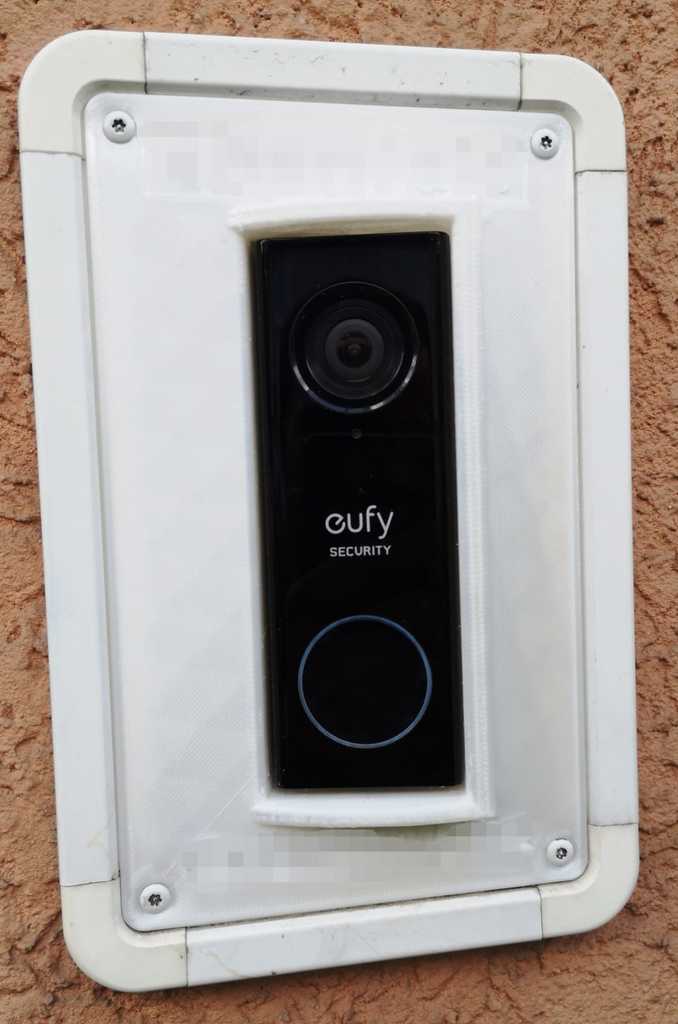 eufy Doorbell Placa de montaje con cable para STR Türstation TT