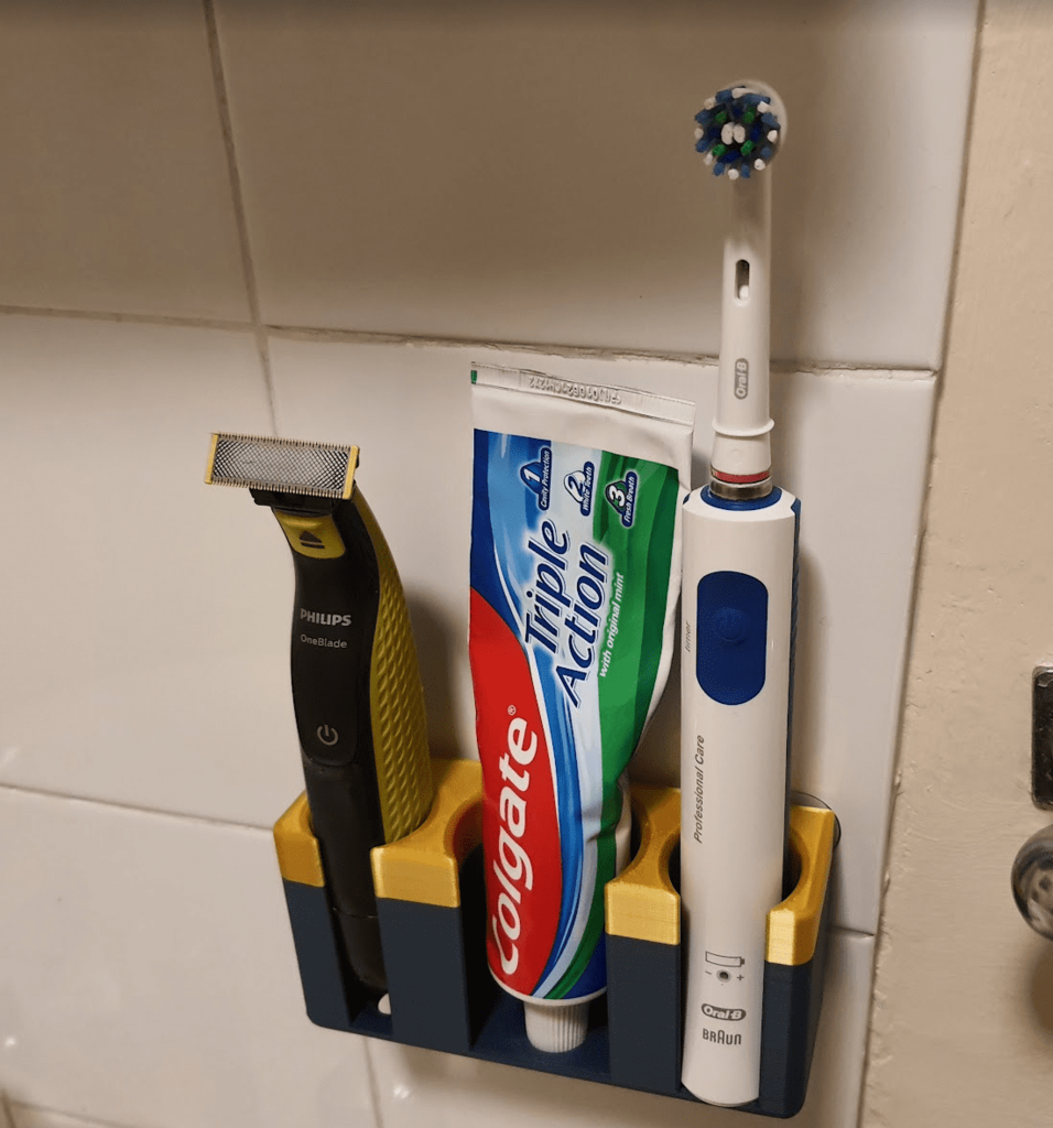 Organizador de baño para cepillo de dientes, pasta de dientes y Phillips OneBlade Oral B Pro 570
