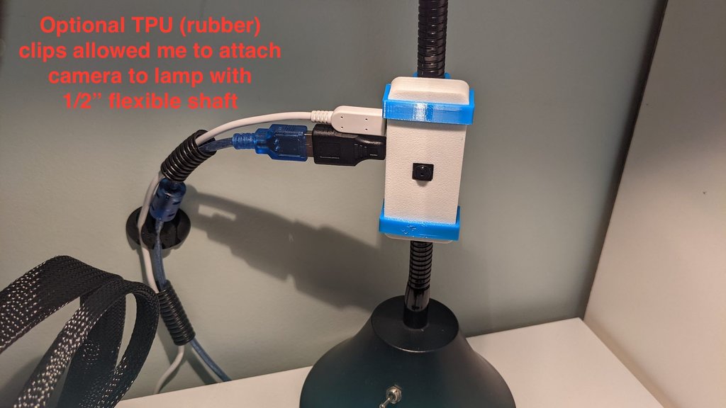 Raspberry Pi Zero 2 W Camera Case con disipador térmico - OctoPi Clear