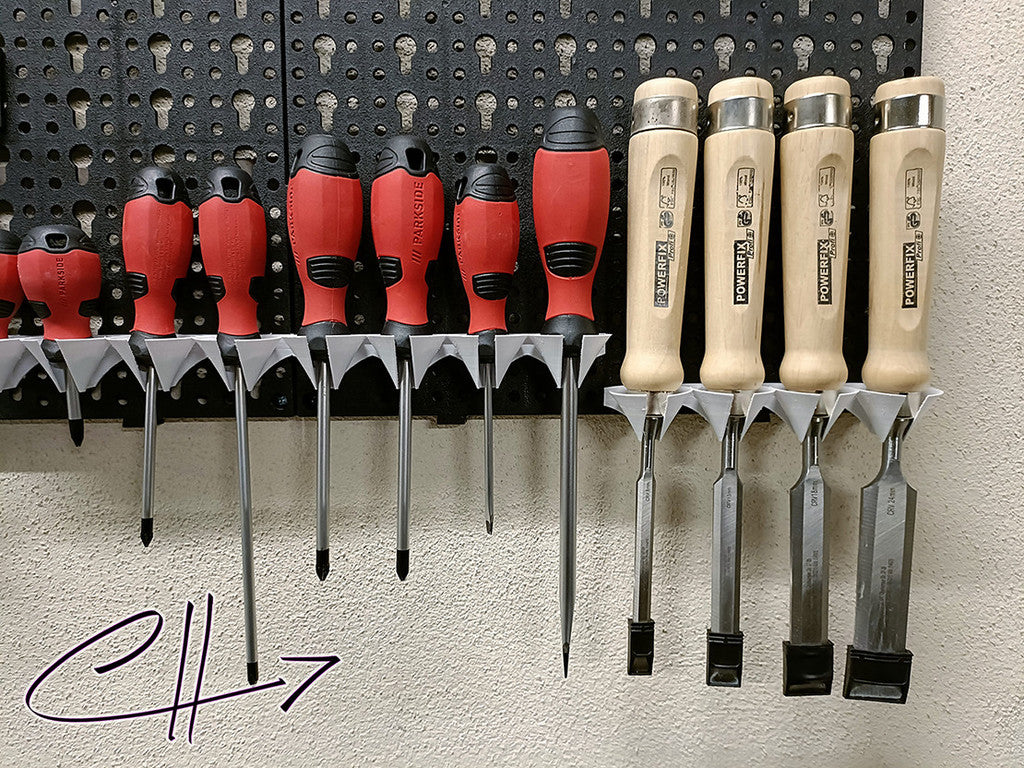Porta tornillos para organizador de pared de herramientas LIDL POWERFIX