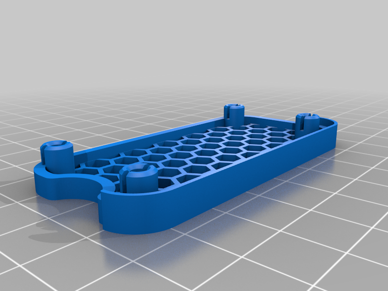 Carcasa de nido de abeja para Raspberry Pi Zero 2 W con soporte de extrusión opcional